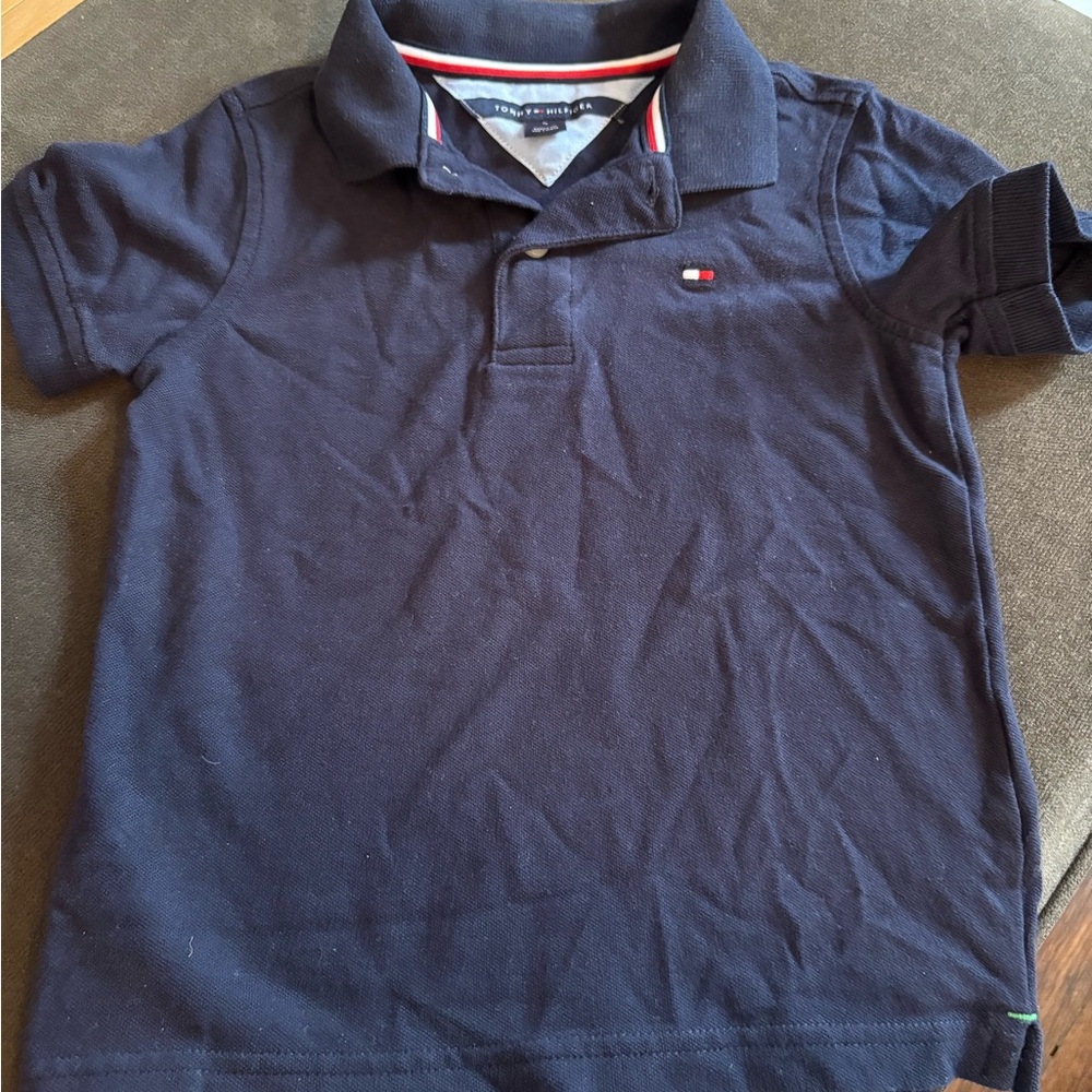 Tommy Hilfiger Navy Kids Polo Shirt
